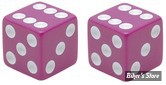 BOUCHONS DE VALVE TRIK TOPZ - DICE - PURPPLE