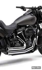 ECHAPPEMENT - COBRA - SOFTAIL 18UP FXFB/S FAT BOB - SPEEDSTER SHORT 909 - CHROME - 6714