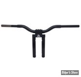 - 32MM - 1 1/4" - GUIDON LA CHOPPERS - KAGE FIGHTER T-BARS - PULLBACK - HAUTEUR : 28.00CM - NOIR MAT - LA-7336-08M