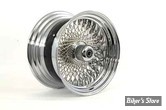 18 X10.50 - ROUE ARRIERE 120 RAYONS - V-TWIN - CHROME AVEC RAYONS CHROME - MOYEU BILLET - TUBLELESS - M-181SW364S