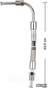 DURITE DE FREIN AVANT INFERIEURE - BIGTWIN FX / FXE / FXEF 78/82 / SPORTSTER 78/82 - OEM 45121-77 - LONGUEUR : +4 - RUSSEL - R08910S