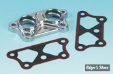 ECLATE H - PIECE N° 09 - JOINT D'EMBASE DE POUSSOIRS - SPORTSTER 04UP & XR 1200 08/12 - OEM 17976-04 - METAL /SILICONE - GENUINE JAMES GASKETS - LA PAIRE