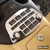 ENJOLIVEUR DE CONSOLE RADIO - SHOW CHROME / BIG BIKE PARTS - HONDA GOLDWING GL1800 - RADIO PANEL ACCENT - CHROME - 52-696