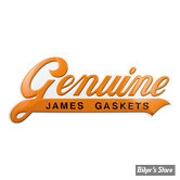 PLAQUE METALLIQUE - JAMES GASKET - METAL DEALER SIGN - DIMENSION : 24" X 20" ( 60.96 cm x 20.32 cm )