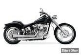 ECHAPPEMENT SUPERTRAPP - MEGAPHONE 2 EN 2 - SOFTAIL 86/06 - Slash Cut - Chrome