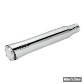 SILENCIEUX SUPERTRAPP - S/C ELITE - 4" DISQUES EXTERNES - LONGUEUR : 24" - DIAMETRE D'ENTREE : 1 3/4" - INOX POLI