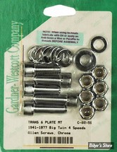 DOC A / 13 - KIT DE VISSERIE BIGTWIN 41/85 - CHROME - TETE ALLEN - GARDNER WESCOTT