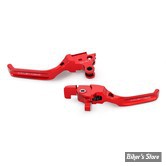 ECLATE L - PIECE N° 06 / 08 - KIT LEVIERS - OEM 36700133A / 42859-06B - TOURING 17/20 - ARLEN NESS - METHOD® HAND LEVERS - ANODISÉ ROUGE - 530-036
