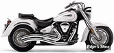 ECHAPPEMENT COBRA - SPEEDSTER SWEPT - YAMAHA XV 1600 / 1700 WILD STAR & ROAD STAR 99/07 - CHROME - 2221