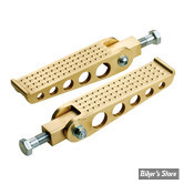 Kustom Tech - Reposes pieds Kustom Tech - Cast Brass Knurled