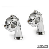 RISERS - KUSTOM TECH - DELUXE - HAUTEUR : 2.5" - CHROME