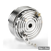 FREIN A TAMBOUR CUSTOM - AVANT - KUSTOM TECH - FRONT MINI DRUM BRAKE - CHROME - 03-600