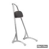 KIT SISSY BAR BURLY - SPORTSTER 96/03 - LONG - AVEC DOSSIER - CHROME