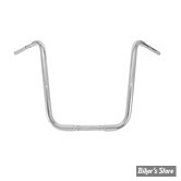 GUIDON 32MM SUR RISERS 25.40MM / GUIDON APEHANGER - HAUTEUR : 45,70CM / 18" - BURLY BRAND - 1.25" Gorilla Apes - CHROME - B12-1504C