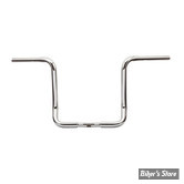 - GUIDON APEHANGER - GUIDON BURLY - BAGGER BAR - TOURING FLHT/FLHX 97/07 - 1" 1/4 - HAUTEUR : 33.00 CM / 13" - CHROME - B28-341T