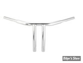 - 32MM - 1 1/4" - Guidon Wild 1 Chubbys - Pullback Drag Bar - Hauteur : 10" - CHROME