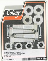 ECLATE J - PIECE N° 12 - KIT DE VISSERIE DE SUPPORT MOTEUR INFERIEUR - FLATHEAD 29/73 - OEM 4379 / 6395 / 7809 - COLONY - ZINC - 8825-16