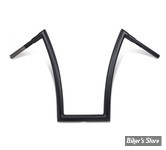 38MM INTÉGRAL - 1 1/2" - GUIDON TODDS CYCLE - 99UP - Strip Bar - HAUTEUR : 51 CM / 20" - NOIR MAT