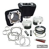 ECLATE G - PIECE N° 22A - 883 EN 1200 - KIT DE CONVERSION 883CC EN 1200CC - 9.4:1 - S&S - NOIR WRINKLE - 910-0687