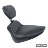 - SELLE MUSTANG - SPORT TOURING SOLO SEAT WITH RIDER BACKREST - SOFTAIL 05/17 - NOIR AVEC DOSSIER - 79491