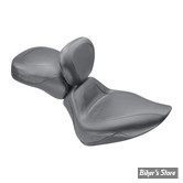 - SELLE MUSTANG - SPORT TOURING SOLO SEAT WITH RIDER BACKREST - SOFTAIL 00/06 - NOIR AVEC DOSSIER -