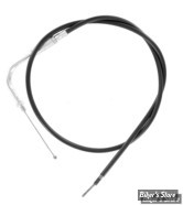 CABLE DE RETOUR POUR BIGTWIN & SPORTSTER AVEC S&S B/D / SU / BENDIX - 74/80 - LONGUEUR :101CM - BARNETT - NOIR