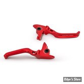 ECLATE L - PIECE N° 06 / 08 - KIT LEVIERS - SOFTAIL 15/17 - OEM 36700104 - ARLEN NESS - METHOD® HAND LEVERS - ANODISÉ ROUGE - 530-033