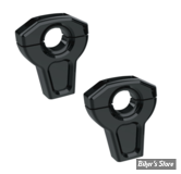 RISERS - SLYFOX PERFORMANCE - Handlebar Riser Kit - DROIT - HAUTEUR 64 MM / 2.5" - NOIR - TM-SLY16