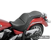 SELLE SADDLEMEN - EXPLORER SPECIAL - SADDLEGEL - YAMAHA XVS 1300 MIDNIGHT STAR / VSTAR 07/14 - SANS DOSSERET CONDUCTEUR - SADDLEHYDE - NOIR / CLOUS