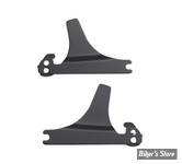 -  PLAQUES DE SISSY BAR DETACHABLES - OEM 54258-10B - NOIR  BRILLANT