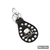 PORTE CLEFS - MCS - CUIR - SKULL