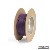 FIL ELECTRIQUE 0.80MM / 18-GAUGE - NAMZ - COULEUR : VIOLET - 100 FOOT - LES 30 METRES