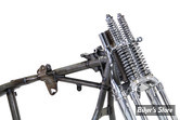 ECLATE O - PIECE N° 45A - KIT CADRE ET FOURCHE - ANGLE DE COLONNE 30° WISHBONE - 1946/1948 UL/FL - FOURCHE : CHROME