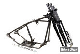 - CADRE RIGIDE - SOFTAIL FLSTS 1997/2005 REPLICA - V-TWIN - ANGLE DE COLONNE : 30° - FOURCHE : NOIR / CHROME