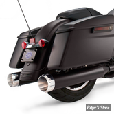 SILENCIEUX S&S - MK45 4 1/2" PERFORMANCE MUFFLERS - TOURING 95/16 - NOIR - EMBOUTS Thruster CHROME - 550-0622