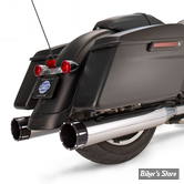 - SILENCIEUX S&S - MK45 4 1/2" PERFORMANCE MUFFLERS - TOURING 95/16 - CHROME - EMBOUTS TRACER NOIR - 550-0623