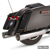 SILENCIEUX S&S - MK45 4 1/2" PERFORMANCE MUFFLERS - TOURING 95/16 - CHROME - EMBOUTS TRACER CHROME - 550-0624