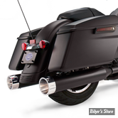 - SILENCIEUX S&S - MK45 4 1/2" PERFORMANCE MUFFLERS - TOURING 95/16 - NOIR - EMBOUTS TRACER CHROME - 550-0626