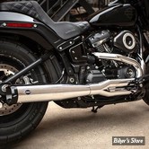  ECHAPPEMENT - S&S - SOFTAIL M8 FXBB / FXLR / FXFB / FLDE / FLSL / FLSB / FLHC - SUPERSTREET 2 EN 1 - CHROME / EMBOUT NOIR - 550-0789B