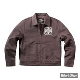 - VESTE DOUBLEE - WCC - OG lined workjacket - CHOCOLAT - TAILLE M