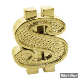 BOUCHONS DE VALVE TRIK TOPZ - DOLLAR - DOREE