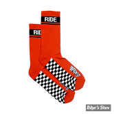 CHAUSSETTES - ROEG - EARLY FINISH - ORANGE