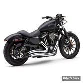 - ECHAPPEMENT COBRA - SPEEDSTER SHORT SWEPT - SPORTSTER 14UP - CHROME - 6233