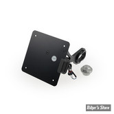 - ITALY - PLAQUE LATERALE CULT WERK - SOFTAIL BREAKOUT 13/17 - FORMAT : 170MM X 170MM - NOIR - HD-BRO020-I