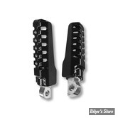 REPOSES PIEDS BURLY -  Razorback footpegs - NOIR