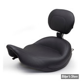 - SELLE MUSTANG - SUPER TOURING SOLO SEAT WITH RIDER BACKREST - FLHR/FLHX 97/07 - NOIR - LISSE - AVEC DOSSIER - 79457