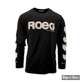 TEE-SHIRT MANCHES LONGUES - ROEG - BOLT - NOIR