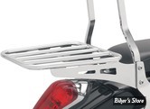 PORTE BAGAGE POUR SISSY BAR "COBRA" - STYLE : TUBULAR - FINITION : CHROME