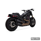 SILENCIEUX VANCE & HINES - HIGH OUTPUT SLIP-ON - BLACK - SOFTAIL FAT-BOB M8 2018+