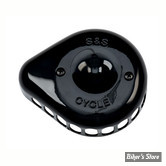 S&S - ECLATE A - PIECE N° 10A - STEALTH S&S SUPERSTOCK : Couvercle MINI TEARDROP - NOIR - 170-0366